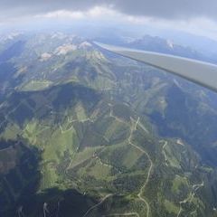 Flugwegposition um 12:10:13: Aufgenommen in der Nähe von Oppenberg, 8786, Österreich in 2508 Meter